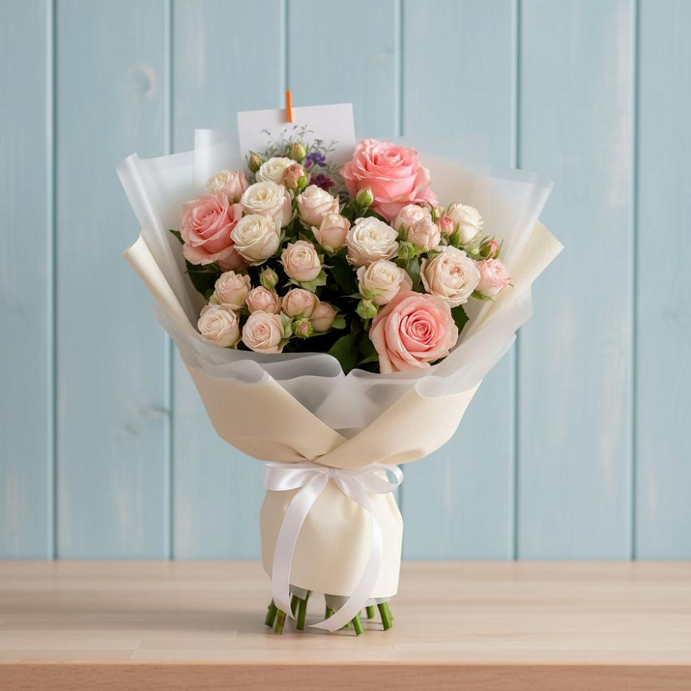 Букет цветов из: Розы в Москве