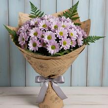 Букет цветов из:  Хризантемы в Москве