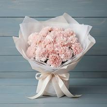 Букет розовые гвоздики в Москве Букет цветов из:  Гвоздики в Москве