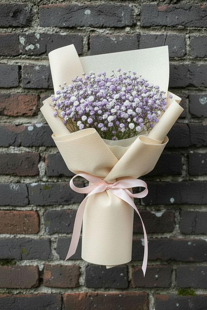 Букет Нежные чувства в Москве Букет цветов из: Гипсофила в Москве