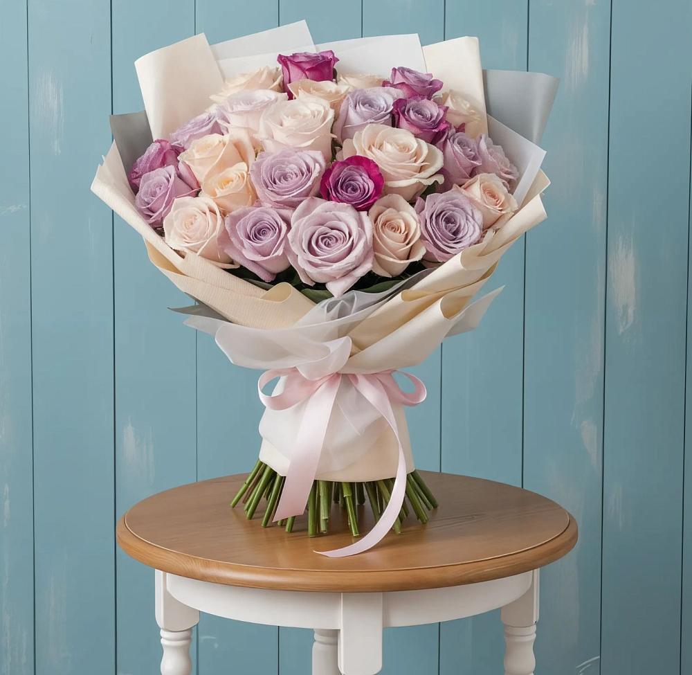 Букет цветов из: Розы в Москве