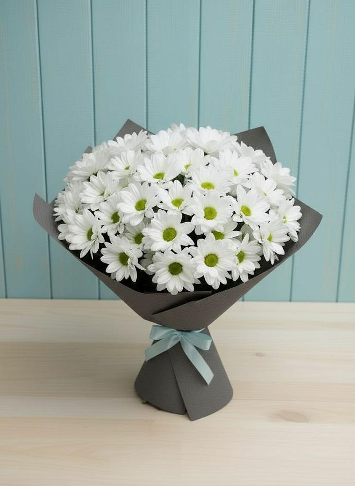 Букет цветов из: Хризантемы в Москве