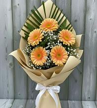 Букет цветов из:  Герберы #REPLACE_PRED# Москве